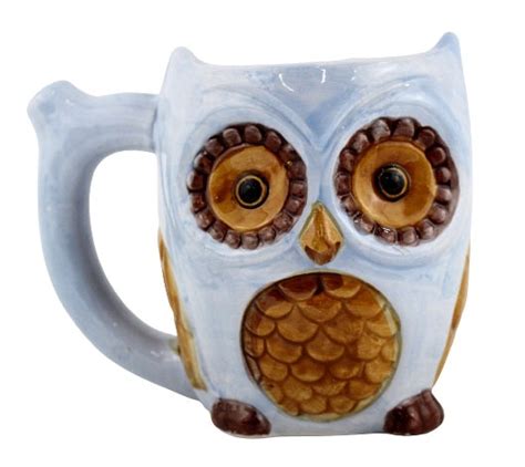 Ceramic Water Pipe Mug – Owl