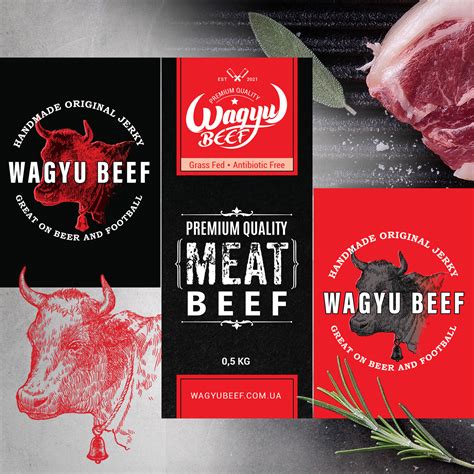 Beef Meat Logo & Label design | Behance