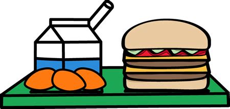 School Lunch Tray Clip Art - School Lunch Tray Image