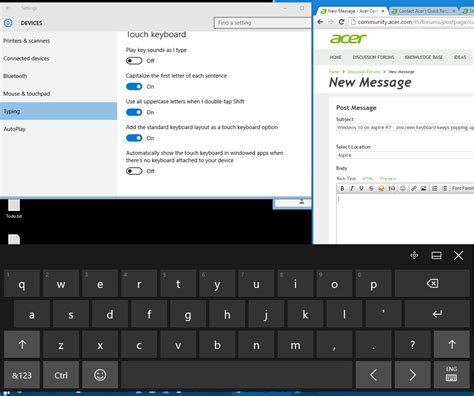 Windows 10 Disable Onscreen Keyboard - Microsoft Community