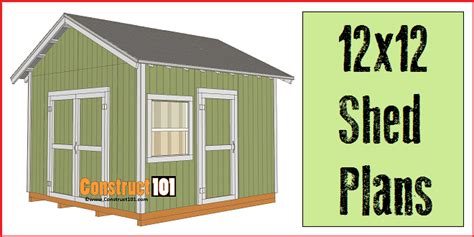 10x10 Shed Plans Materials List