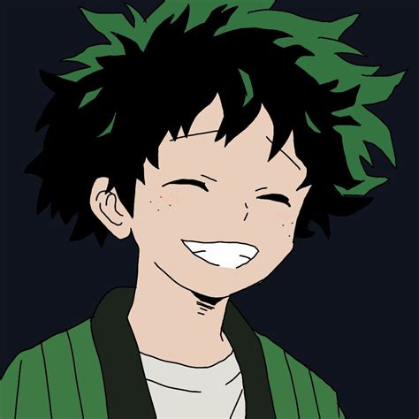 My Hero Academia Deku Smiling - Artsied