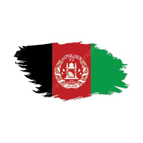 Afghanistan Flag Vector With Transparent, Afghanistan, Afghanistan Flag ...