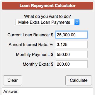 Loan Repayment Calculator