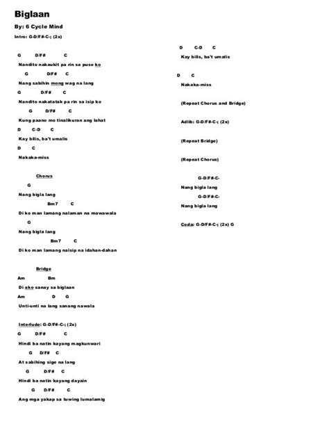 Ikaw At Ako Tj Monterde Chords Ukulele