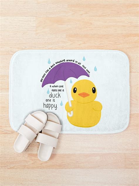 "Duck" Bath Mat by laurel98 | Redbubble