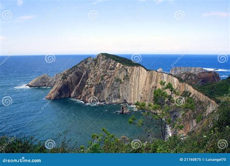 Del silencio beach stock image. Image of spain, silencio - 21760875