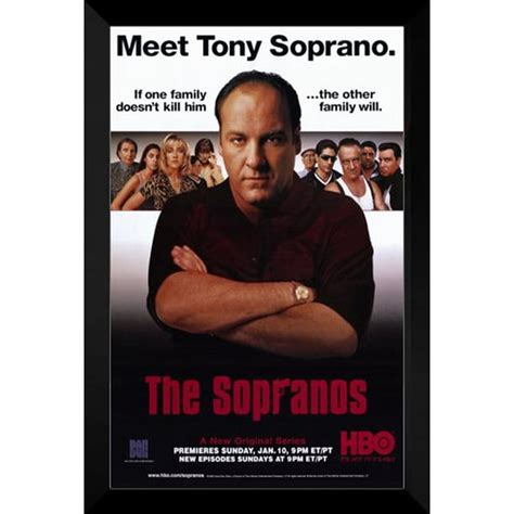 The Sopranos FRAMED 27x40 TV Promo Poster - Walmart.com - Walmart.com