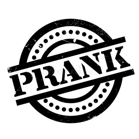 Prank rubber stamp stock illustration. Illustration of grunge - 83448037