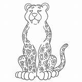 Simple Jaguar Drawing At GetDrawings  Free Download sketch template