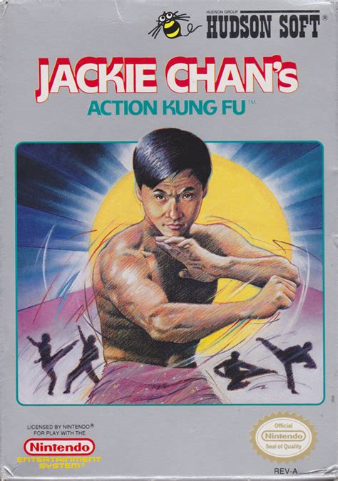 Jackie Chan's Action Kung Fu (1990) NES box cover art - MobyGames