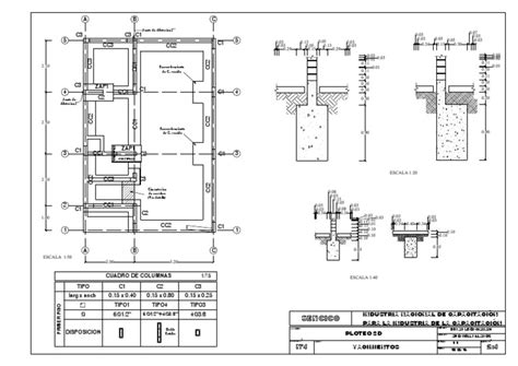 Plano De Cimentacion 35 Images Plano 03 Cimentacion Estructura | Images ...