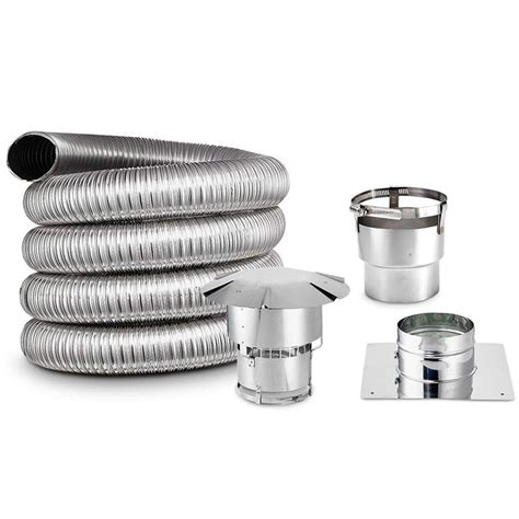 5.5 Inch Round, Chimney Liner Kit, DOUBLE PLY SMOOTH