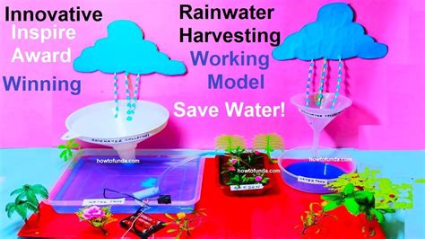 rain water harvesting working model - innovative - inspire award ...