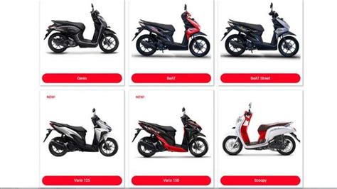 Daftar Harga Motor Honda Matik Terbaru 2023, Ada Vario 160, Beat ...