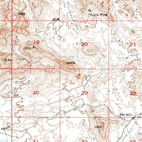 Topock, AZ-CA (1950, 62500-Scale) Map by United States Geological ...