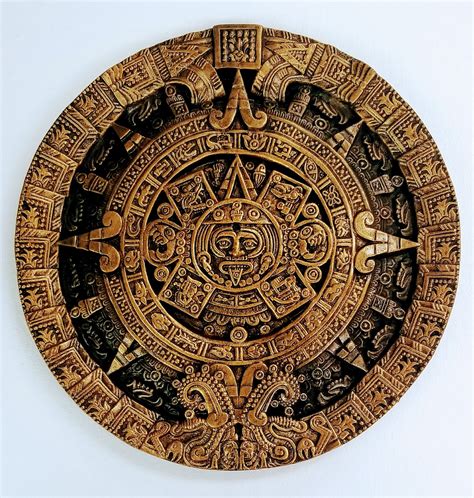 18 Aztec Calendar Wall Sculpture Plaque - Etsy Canada