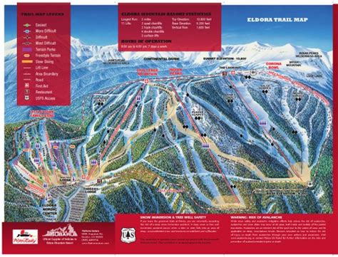 Eldora Piste Map Free To Download