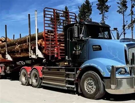 Electric logging truck with swappable batteries begins work in South ...