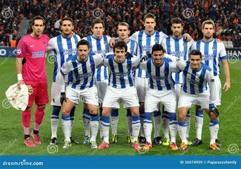 Real Sociedad Football Team Editorial Stock Image - Image: 36074959