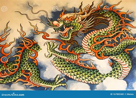 Ancient Chinese Dragon Painting