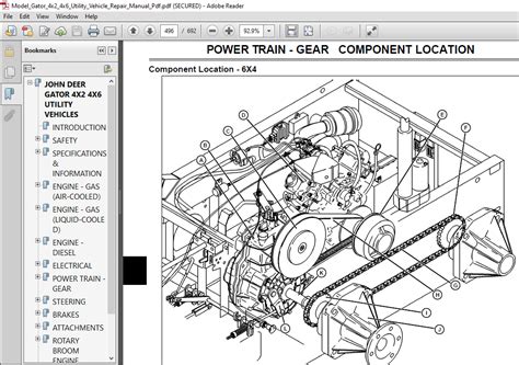 John Deere 4x2 6x4 Gator Utility Vehicle Operator's Manual OMM136970 On ...