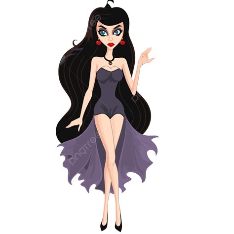 Elvira Clipart Disney Villain Cartoon Character On Transparent ...