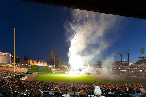 Comerica Park | Kaboom...Friday night fireworks at the ball … | Flickr