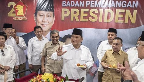 Prabowo Resmikan Kantor Badan Pemenangan Presiden Partai Gerindra