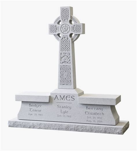 Grave Stone Png - Gravestone Cross Transparent , Free Transparent Clipart - ClipartKey