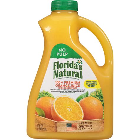 Florida's Natural Orange Juice No Pulp - Shop Juice at H-E-B