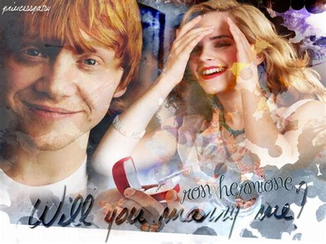 Wedding Day - Hermione and Ron Photo (34020247) - Fanpop