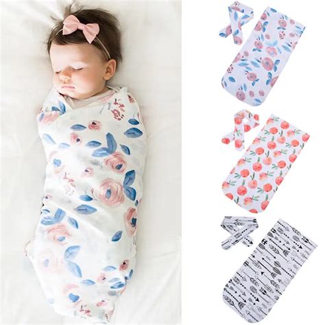 2017 New Cotton Baby Blankets Printed Newborn Infant Baby Boy Girl ...