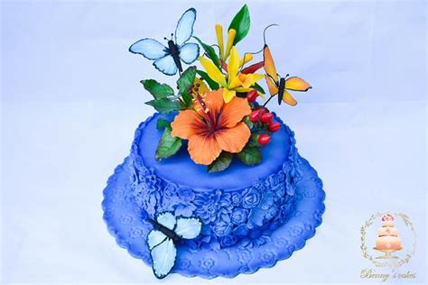 Tropical birthday cake - Decorated Cake by Benny's cakes - CakesDecor