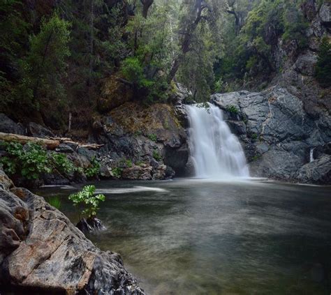 Little North Fork Falls on the Sky High Trail Plumas National Forest between Berry Creek and ...