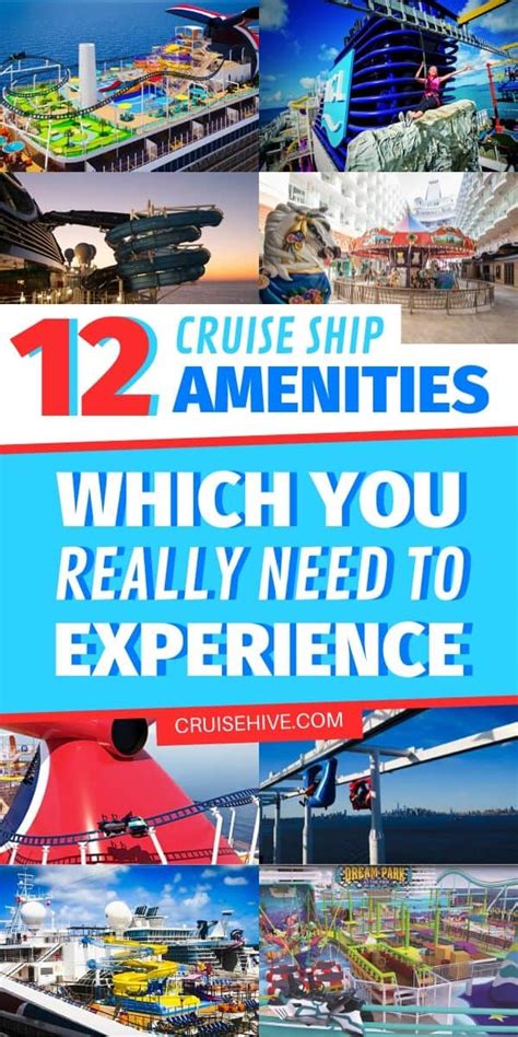 12 Cruise Ship Amenities Which You Really Need to Experience