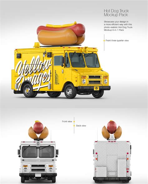 70+ Best Food Truck Mockup Templates | Graphic Design Resources