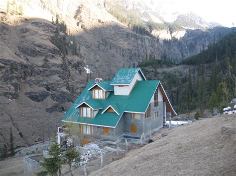 Hilly architecture. Near Kothi, Manali. - Hill Post