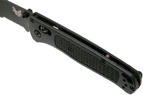 Benchmade Bugout Black 535SBK-2 Serrated pocket knife | Advantageously ...