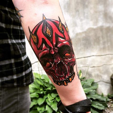 Darth Maul neotraditional tattoo | Tattoos, Sick tattoo, Neo ...