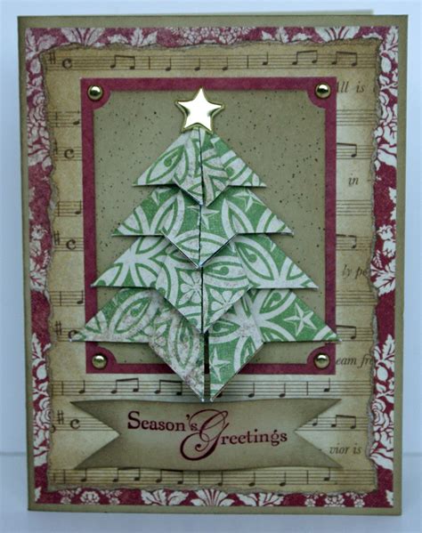 The Happy Yappy Scrapper: Origami Christmas Tree Card Class