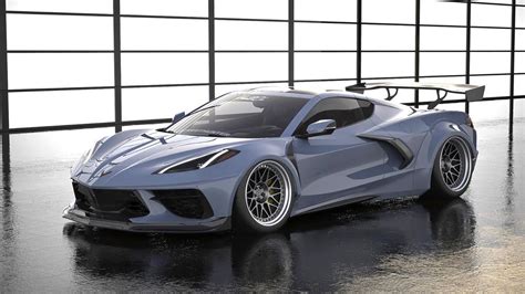 2020 Corvette C8 lowered widebody kit is in the works - Autoblog