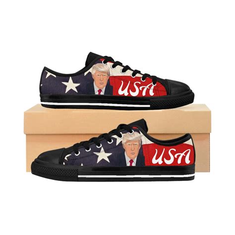 Trump Sneakers President Trump Tennis Shoes Womens Trump Sneakers Maga ...