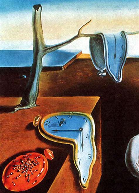 Salvador Dali, The Persistence of Memory (Surrealist: 1931) also known as "Melting Clocks." Art ...