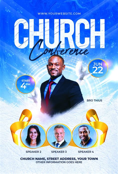 Free Church Flyer Templates | Church poster design, Church poster ...