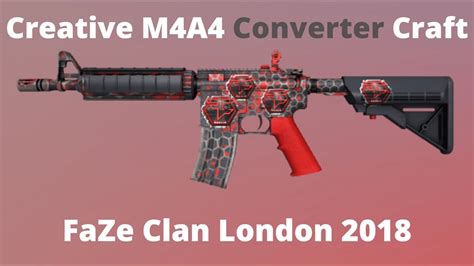 CREATIVE M4A4 Converter Craft!! FaZe Clan Stickers - YouTube