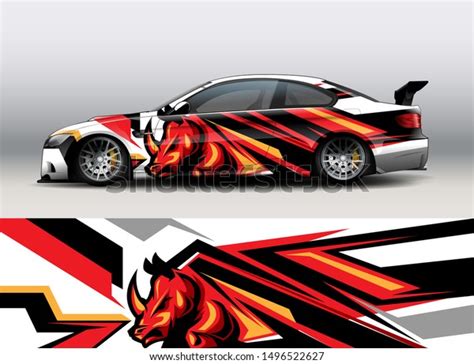 Car Wrap Decal Vinyl Sticker Designs Stock Vector (Royalty Free ...