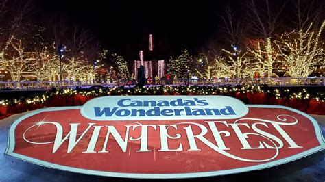 Canada's Wonderland Winterfest - YouTube