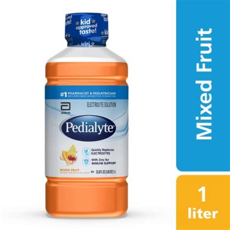 Pedialyte® Mixed Fruit Electrolyte Solution, 33.8 fl oz - Ralphs