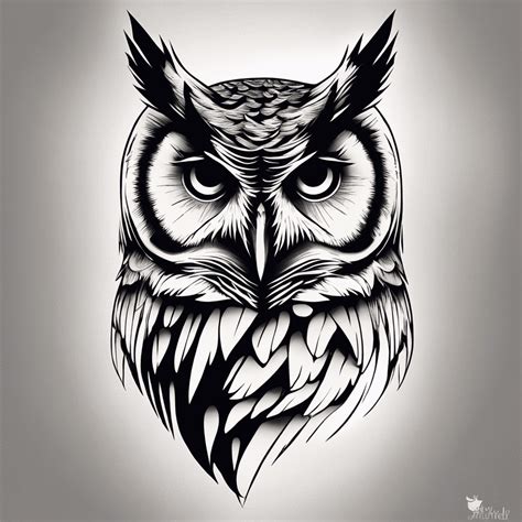 40 Owl Tattoo Ideas Created With AI | artAIstry